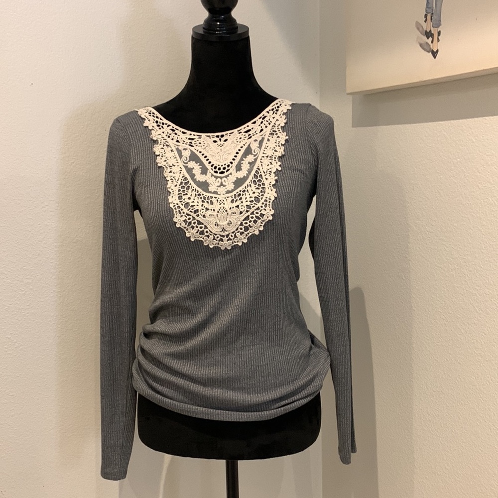 Women’s Hollister lace sweater